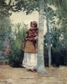 Under eine Palme Realismus Maler Winslow Homer